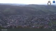 Archived webcam image showing Oberstaufen Allgäu: Panoramic View on 1 Oct 2026 at 01:24