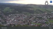 Archived webcam image showing Oberstaufen Allgäu: Panoramic View on 3 Oct 2026 at 01:00