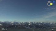 Archived webcam image showing Hochgratbahn top station on 26 Feb 2026 at 09:55