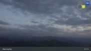 Archived webcam image showing Hochgratbahn top station on 22 Jul 2026 at 03:08