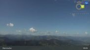 Archived webcam image showing Hochgratbahn top station on 22 Jul 2026 at 09:08