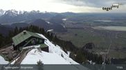 Archived webcam image showing Mountain station Tegelberg on 9 Apr 2026 at 17:54