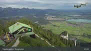 Archived webcam image showing Mountain station Tegelberg on 8 Jul 2026 at 07:51