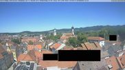 Archiviertes Webcam Bild: Isny: Wassertor und Nikolaikirche am 29.05.2026 um 14:10 Uhr