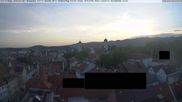 Archiviertes Webcam Bild: Isny: Wassertor und Nikolaikirche am 10.08.2026 um 06:38 Uhr
