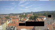 Archiviertes Webcam Bild: Isny: Wassertor und Nikolaikirche am 10.08.2026 um 12:38 Uhr