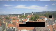 Archiviertes Webcam Bild: Isny: Wassertor und Nikolaikirche am 10.08.2026 um 14:38 Uhr