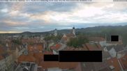 Archiviertes Webcam Bild: Isny: Wassertor und Nikolaikirche am 30.08.2026 um 07:38 Uhr