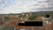 Archiviertes Webcam Bild: Isny: Wassertor und Nikolaikirche am 30.08.2026 um 18:38 Uhr