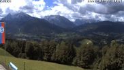 Archived webcam image showing View of Schönau am Königssee on 2 Jul 2026 at 12:04