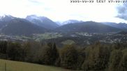 Archived webcam image showing View of Schönau am Königssee on 22 Sep 2026 at 07:53