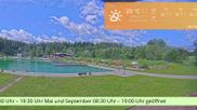 Archiviertes Webcam Bild: Bischofswiesen: Naturbad Aschauerweiher am 28.05.2026 um 10:43 Uhr
