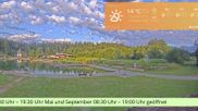 Archiviertes Webcam Bild: Bischofswiesen: Naturbad Aschauerweiher am 12.07.2026 um 06:28 Uhr