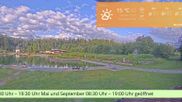 Archiviertes Webcam Bild: Bischofswiesen: Naturbad Aschauerweiher am 12.07.2026 um 07:28 Uhr