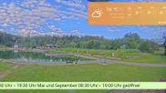 Archiviertes Webcam Bild: Bischofswiesen: Naturbad Aschauerweiher am 12.07.2026 um 08:28 Uhr