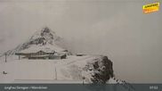 Archiviertes Webcam Bild: Wengen: Bergstation Männlichen am 13.04.2026 um 08:50 Uhr