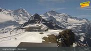 Archiviertes Webcam Bild: Wengen: Bergstation Männlichen am 20.04.2026 um 13:39 Uhr