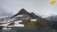 Archived webcam image showing Jungfrau Ski Region - Männlichen on 11 May 2026 at 19:15
