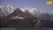 Archived webcam image showing Jungfrau Ski Region - Männlichen on 18 Jun 2026 at 01:36
