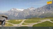 Archiviertes Webcam Bild: Wengen: Bergstation Männlichen am 12.07.2026 um 15:47 Uhr