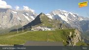 Archiviertes Webcam Bild: Wengen: Bergstation Männlichen am 12.07.2026 um 19:47 Uhr