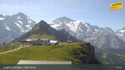 Archiviertes Webcam Bild: Wengen: Bergstation Männlichen am 12.07.2026 um 11:47 Uhr