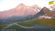 Archiviertes Webcam Bild: Wengen: Bergstation Männlichen am 12.07.2026 um 21:27 Uhr