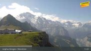 Archiviertes Webcam Bild: Wengen: Bergstation Männlichen am 21.07.2026 um 11:58 Uhr
