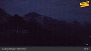 Archived webcam image showing Jungfrau Ski Region - Männlichen on 3 Aug 2026 at 05:42