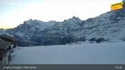 Archiviertes Webcam Bild: Wengen: Bergstation Männlichen am 26 Feb 2026 um 07:03 Uhr