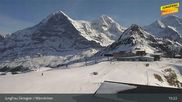 Archiviertes Webcam Bild: Wengen: Bergstation Männlichen am 26 Feb 2026 um 15:03 Uhr