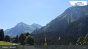 Archived webcam image showing Klosters Monbiel Car Park on 12 Jul 2026 at 11:57