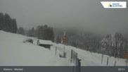 Archived webcam image showing Klosters Monbiel Car Park on 15 Mar 2026 at 07:18
