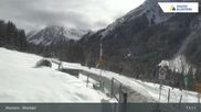 Archived webcam image showing Klosters Monbiel Car Park on 15 Mar 2026 at 11:18