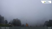 Archived webcam image showing Klosters Monbiel Car Park on 9 Oct 2026 at 08:01