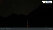 Archived webcam image showing Klosters Monbiel Car Park on 16 Oct 2026 at 03:54