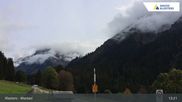 Archived webcam image showing Klosters Monbiel Car Park on 11 Oct 2026 at 13:07