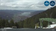 Archived webcam image showing Wallbergbahn by Lake Tegernsee (1635m) on 21 Apr 2026 at 13:22