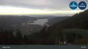 Archived webcam image showing Wallbergbahn by Lake Tegernsee (1635m) on 5 Oct 2026 at 08:27