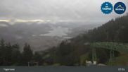 Archived webcam image showing Wallbergbahn by Lake Tegernsee (1635m) on 27 Oct 2026 at 08:01