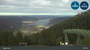 Archived webcam image showing Wallbergbahn by Lake Tegernsee (1635m) on 27 Oct 2026 at 09:01