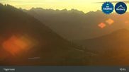 Archived webcam image showing Wallbergbahn by Lake Tegernsee (1635m) on 27 Oct 2026 at 21:01