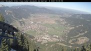 Archiviertes Webcam Bild: Laber Bergbahn: Blick nach Oberammergau am 08.04.2026 um 10:04 Uhr