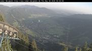 Archiviertes Webcam Bild: Laber Bergbahn: Blick nach Oberammergau am 28.05.2026 um 06:42 Uhr