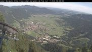 Archived webcam image showing Laber mountain lift on 7 Jul 2026 at 08:31