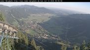 Archiviertes Webcam Bild: Laber Bergbahn: Blick nach Oberammergau am 12.07.2026 um 07:44 Uhr