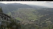 Archiviertes Webcam Bild: Laber Bergbahn: Blick nach Oberammergau am 26.08.2026 um 16:56 Uhr