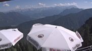 Archiviertes Webcam Bild: Bergstation Laber Bergbahn: Aussichtsplattform am 12.07.2026 um 16:20 Uhr