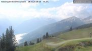 Archived webcam image showing Haitzingalm at Bad Hofgastein Ski Resort on 28 May 2026 at 08:50