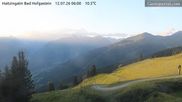 Archived webcam image showing Haitzingalm at Bad Hofgastein Ski Resort on 12 Jul 2026 at 06:43